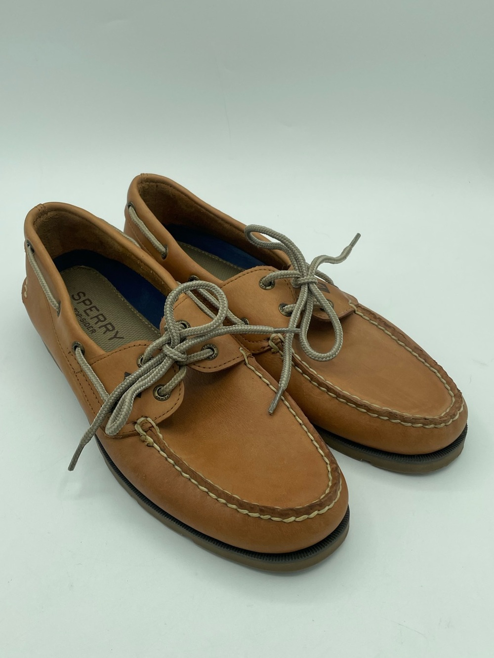 Sperry Topsider Leeward Leather Boat Shoes Men’s Size 9.5 Wide